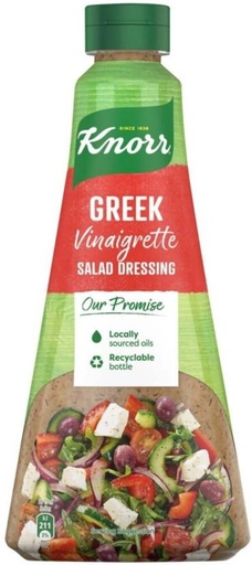 [SKPHFHDNHMZH5ZHF] Knorr Greek Vinaigrette Salad Dressing Dressing (340 ml)