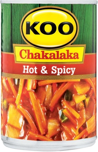 [CFDHFRS77HGZU68Z] Koo Chakalaka Hot & Spicy Vegetables (410 g)