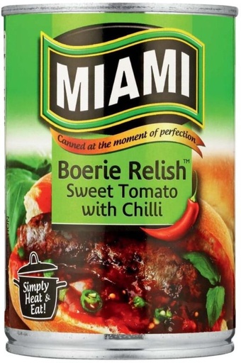 [CFDHFRS78EZYHGJQ] Miami Boerie Relish Sweet Tomato Vegetables (501 g, Pack of 6)