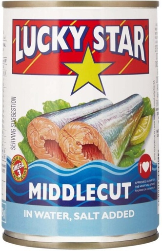 [CFDHFRS7XCXWTKBJ] Lucky Star Middlecut Sea Foods (425 g)