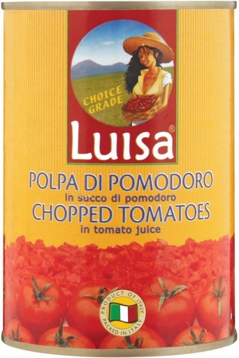 [CFDHFRS7YG8GZERP] Luisa Chopped Tomatoes Vegetables (400 g, Pack of 12)