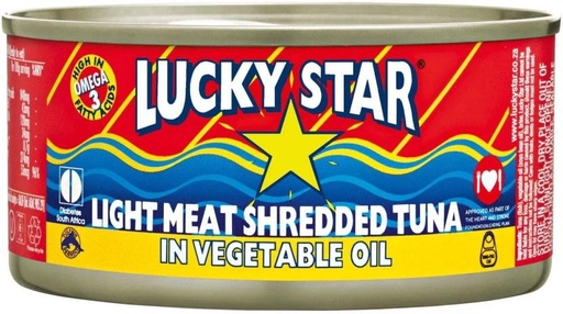 [CFDHFRS7FNYQCFKU] Lucky Star Light Meat Shredded Tuna Sea Foods (170 g, Pack of 24)