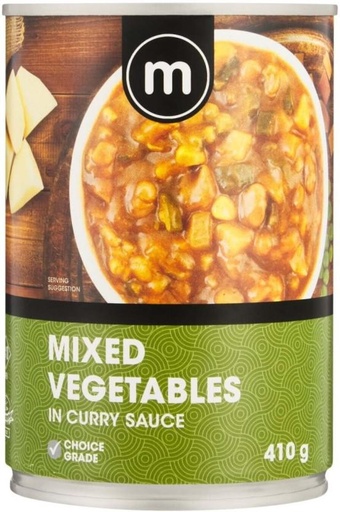 [CFDHFRS7BUGZTCUY] M Mixed Vegetables in Curry Sauce Vegetables (410 g)