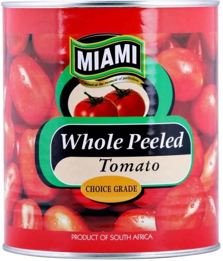 [CFDHFRS7GH4KTBNY] Miami Whole Peeled Tomato Vegetables (3 kg)