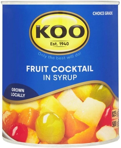 [CFDHFRS7GWJRHDM7] Koo Cocktail in Syrup Fruits (825 g)