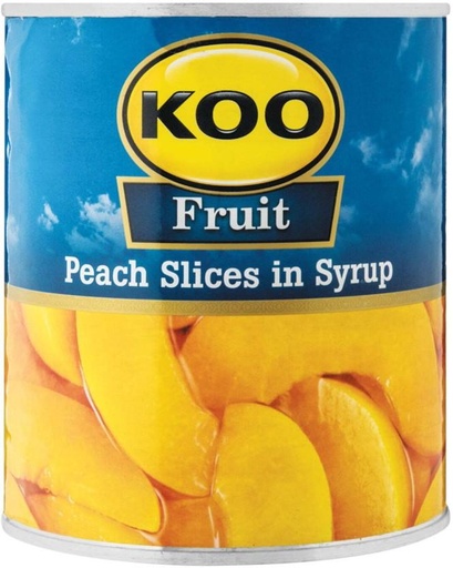[CFDHFRS75YNFGYGS] Koo Peach Slices in Syrup Fruits (825 g)
