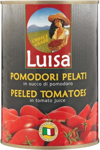 [CFDHFRS7BJGCXZQZ] Luisa Peeled Tomato Vegetables (400 g, Pack of 12)