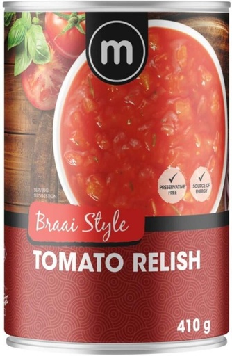 [CFDHFRS7BBZVGDCT] M Braai Tomato Relish Vegetables (410 g)