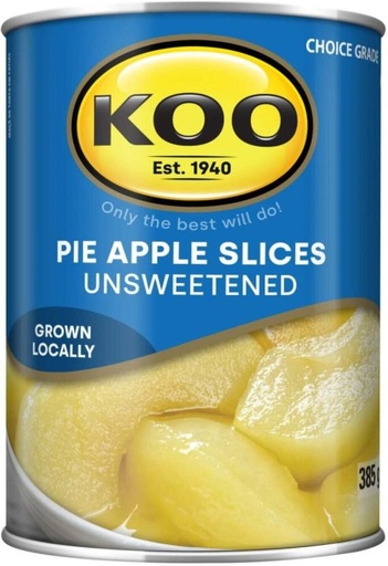 [CFDHFRS7FZMG5WVP] Koo Pie Apple Slices Unsweetened Fruits (385 g, Pack of 12)