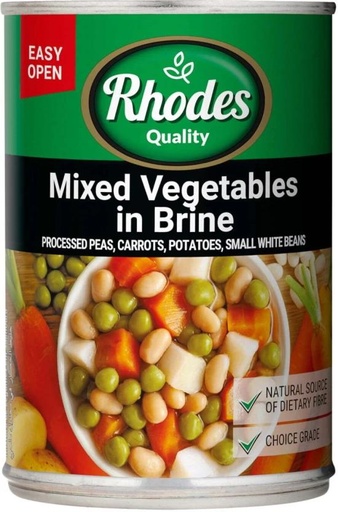[CFDHFRS7SE83QHMU] Rhodes Mixed Vegetables in Brine Vegetables (410 g)