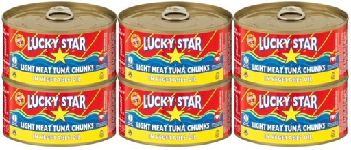 [CFDHFRS7W4G2CGVD] Lucky Star Light Meat Shredded Tuna Sea Foods (170 g, Pack of 6)
