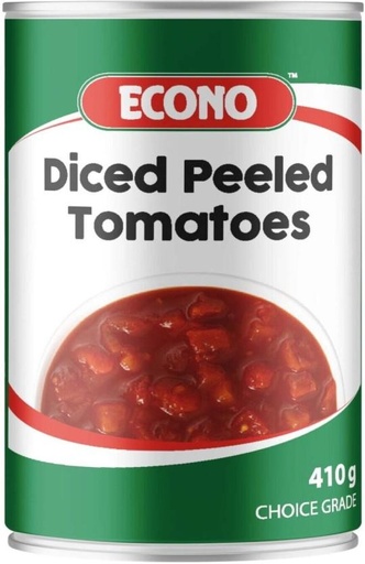 [CFDHFRS7GZZAZHTX] Econo Diced Peeled Tomatoes Vegetables (410 g)