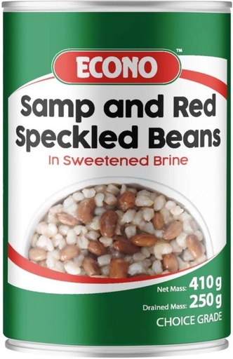 [CFDHFRS7KDN8KWTR] Econo Samp and Red Speckled in Sweetened Brine Beans (410 g)
