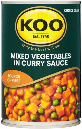 [CFDHFRS73NM75ACP] Koo Mixed Vegetable in Curry Sauce Vegetables (420 g)