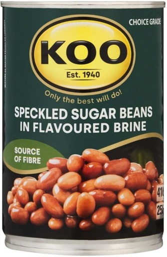 [CFDHFRS7J2JBRKNA] Koo Speckled Sugar Beans (410 g)