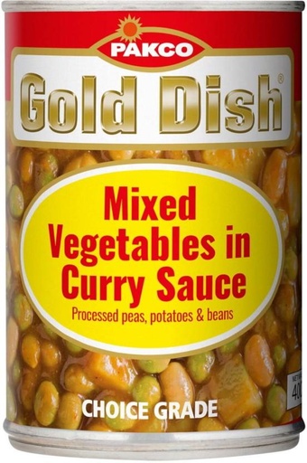 [CFDHFRS7P5JQ7BY6] Gold Dish Mixed Vegetables in Curry Sauce Vegetables (415 g)