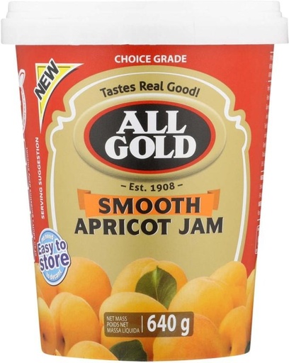 [JSDHFRY79FZVDDEJ] All Gold Jam Smooth Apricot 640 g