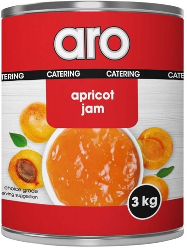 [JSDHFRXY9XVGDSPY] Aro Smooth Apricot Jam 3 kg