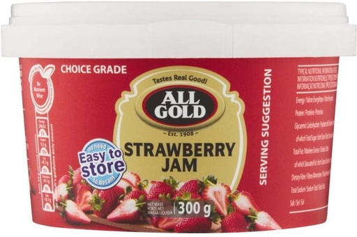 [JSDHFRXYWG56VQ5N] All Gold Strawberry Jam 300 g