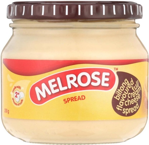 [JSDH4V2JCF5H8EUG] Melrose Biltong Flavoured Full Cream Cheese Spread 250 g (Pack of 6)