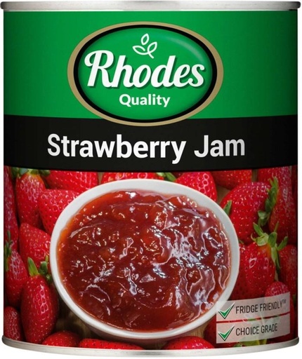 [JSDHFRXY3AYQGB5W] Rhodes Strawberry Jam 3 kg