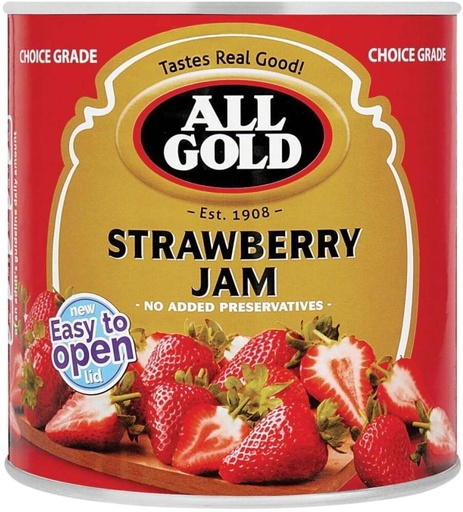 [JSDHFRXYNXWDSSKN] All Gold Strawberry Jam 3.75 kg (Pack of 6)