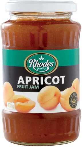 [JSDH7SZ4HSKNFJX7] Rhodes Apricot Fruit Jam 460 g (Pack of 12)