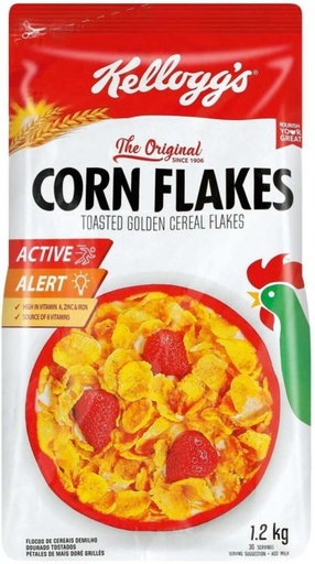 [CFEHFRAH24AZBVXN] Kellogg's Corn Flakes Pouch (1.2 kg)
