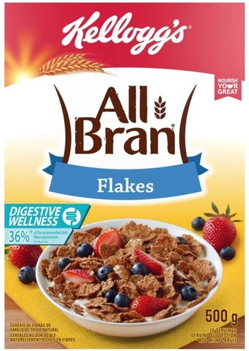 [CFEHFRAHAGUXGB7S] Kellogg's All Bran Flakes Box (500 g)