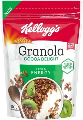 [CFEH26UK9Q5ZVH5S] Kellogg's Granola Cocoa Delight Pouch (700 g)
