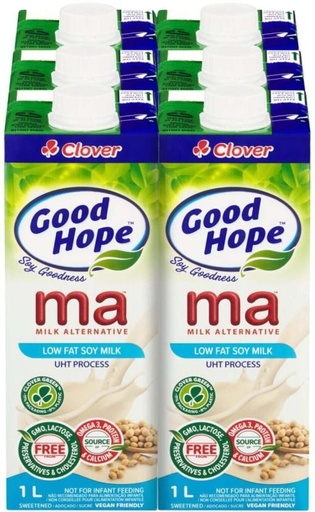 [MLKHFXKYS4VGPJVW] Good Hope Ma Milk Alternative, Soy Flavour (6 x 1 L)
