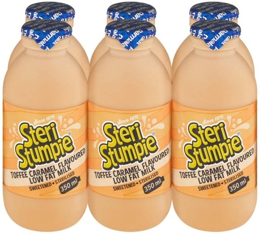 [MLKHFXJT7VSQCKDX] Steri Stumpie Flavoured Low Fat Milk, Toffee Caramel Flavour (6 x 350 ml)