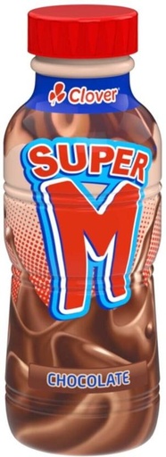 [MLKHFXJTQSRVDN5S] Clover Super M Flavoured Medium Fat Dairy Blend, Chocolate Flavour (300 ml)