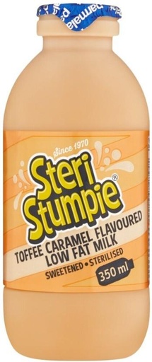 [MLKHFXJT3FPPPGUJ] Steri Stumpie Flavoured Low Fat Milk, Toffee Caramel Flavour (350 ml)