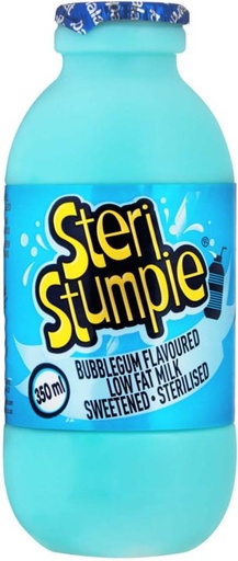 [MLKHFXJT8PG6H87B] Steri Stumpie Flavoured Low Fat Milk, Bubblegum Flavour (350 ml)