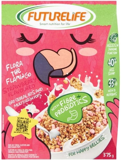 [CFEH26UKGRGY8VCT] Futurelife Flora The Flamingo Strawberry Flavour Box (375 g)