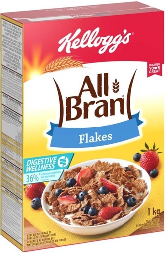 [CFEH7Z3YAYGW2EXA] Kellogg's All Bran Flakes Box (12 x 1 kg)