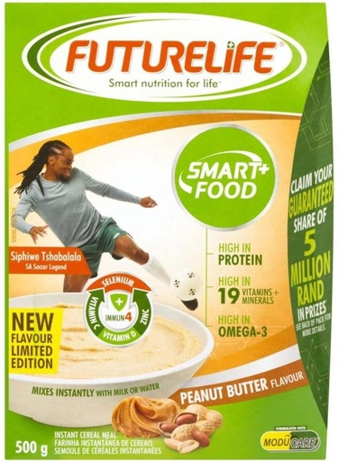 [CFEHBY59BAKHSAUP] Futurelife Smart Food Peanut Butter Flavour Box (20 x 500 g)