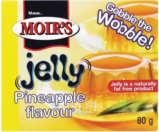 [BITHFQMM2WWMHSAQ] Moir's Pineapple Flavour Jelly Crystals (80 g)