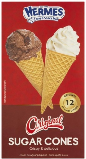 [BDCHFZVPF6Z3KDTS] Hermes Sugar Cones 12'S Icing Sugar (100 g)