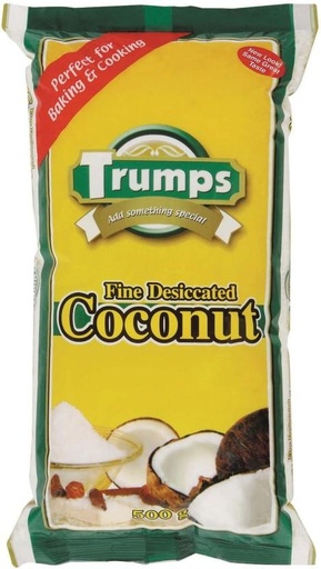 [BITHFQMMPBX3SX7C] Trumps Fine Desiccated Coconut Powder (500 g)
