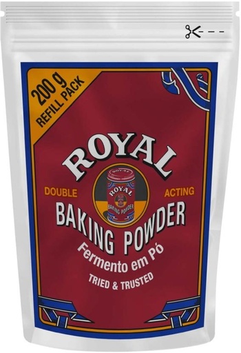 [BITHFQMMTXMQSMDF] Royal Double Action Refill Pack Baking Powder (200 g)
