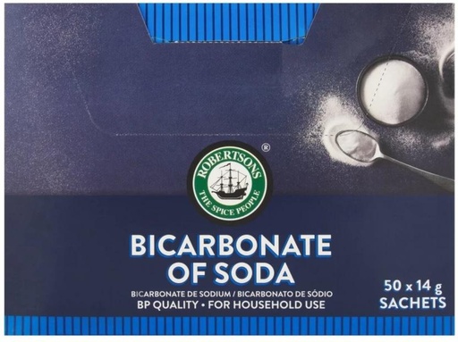 [BITHFQMMZEVTFCYQ] Robertsons BP Quality Baking Soda Powder (50 x 14 g)