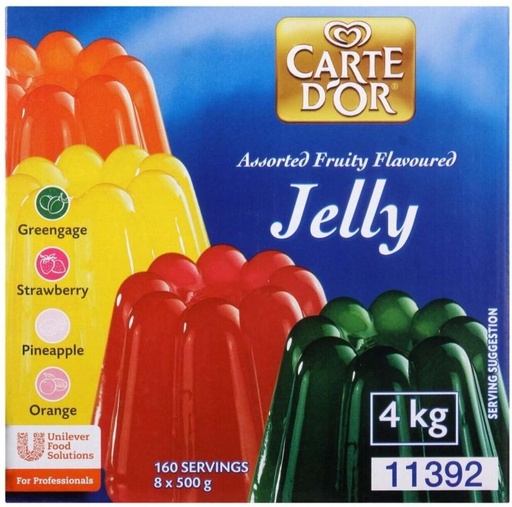[BITHFQMQHJUUAU7V] Carte D'or Assorted Fruity Flavoured Jelly Crystals (4 kg)