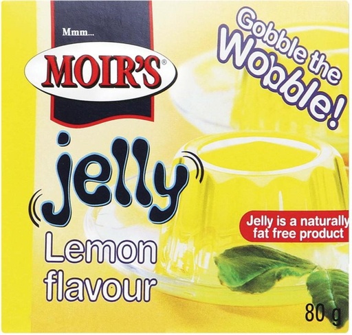 [BITHFQMMECWFBCZU] Moir's Lemon Flavour Jelly Crystals (48 x 80 g)