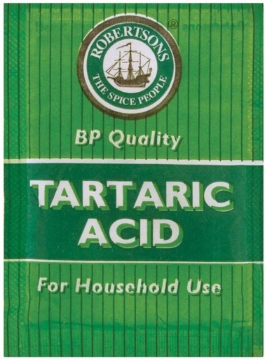 [BITHFQMMS2ZVPWTC] Robertsons Tartaric Acid Tartaric Acid Powder (200 x 12 g)