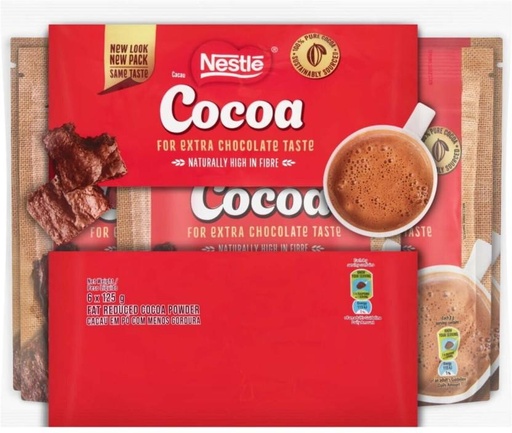 [BITHDDKFZVHGZAHK] Nestle Fat Reduced Cocoa Powder (6 x 125 g)
