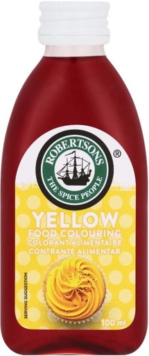[FCLH5Q33Q8WQGUBH] Robertsons Food Colour Egg Yellow Yellow (100 ml)