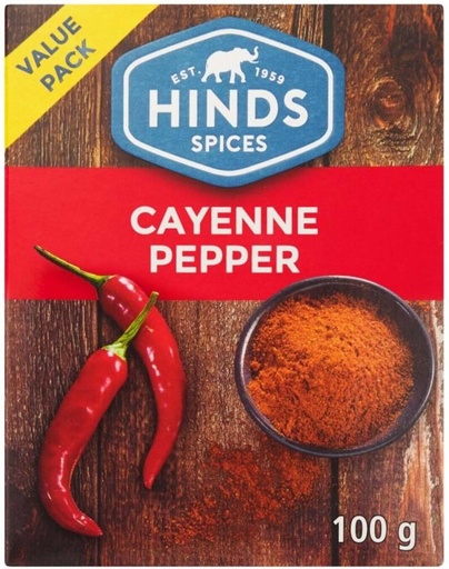 [SIEH7RN8QR6TBFKS] HINDS Spice Cayenne Pepper (100 g)