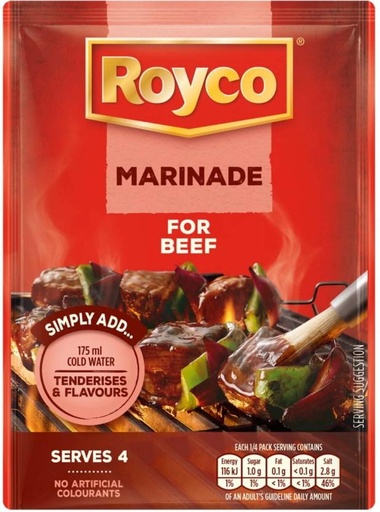 [SIEHFRZBFZQ8CUHG] Royco Marinade for Beef (40 g)